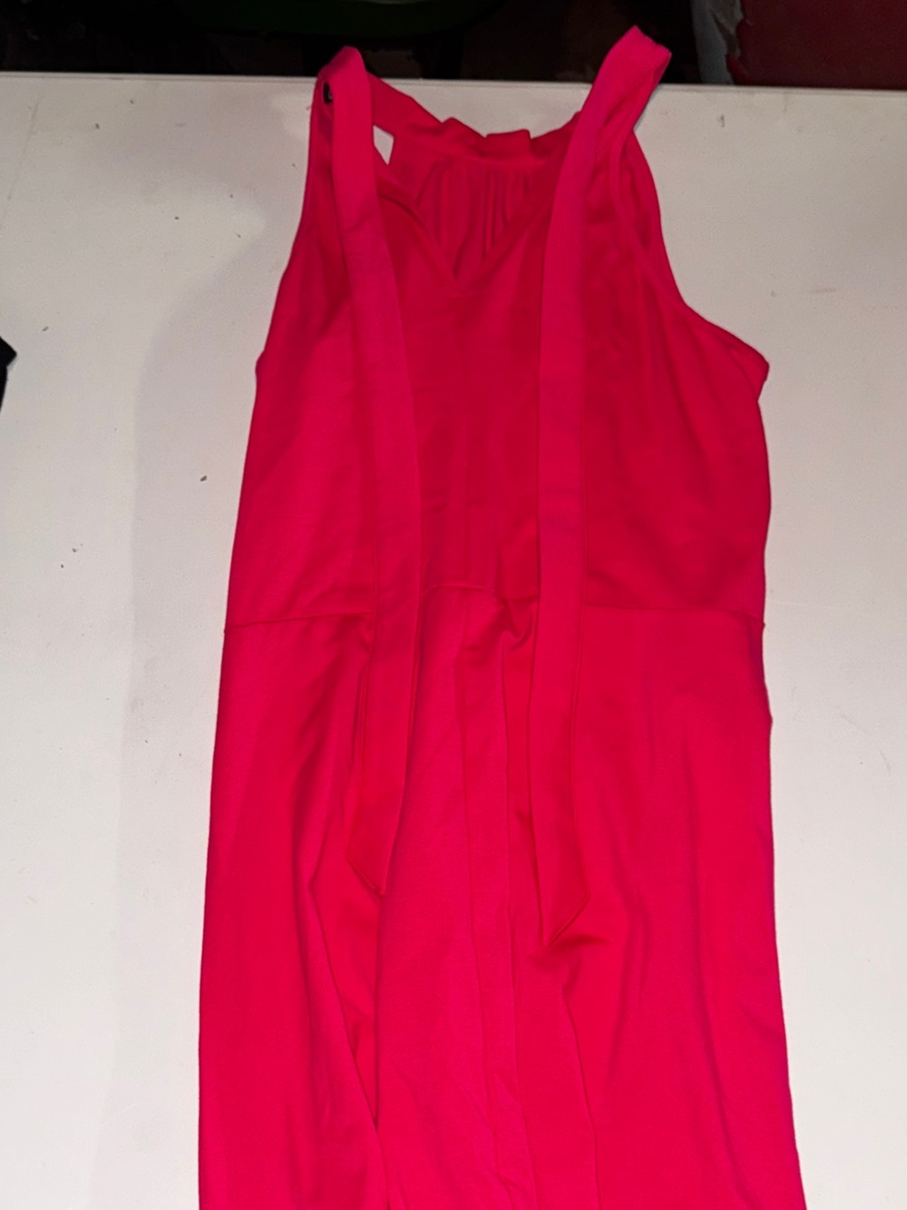 Sleeveless Maxi Dress in Vibrant Pink
